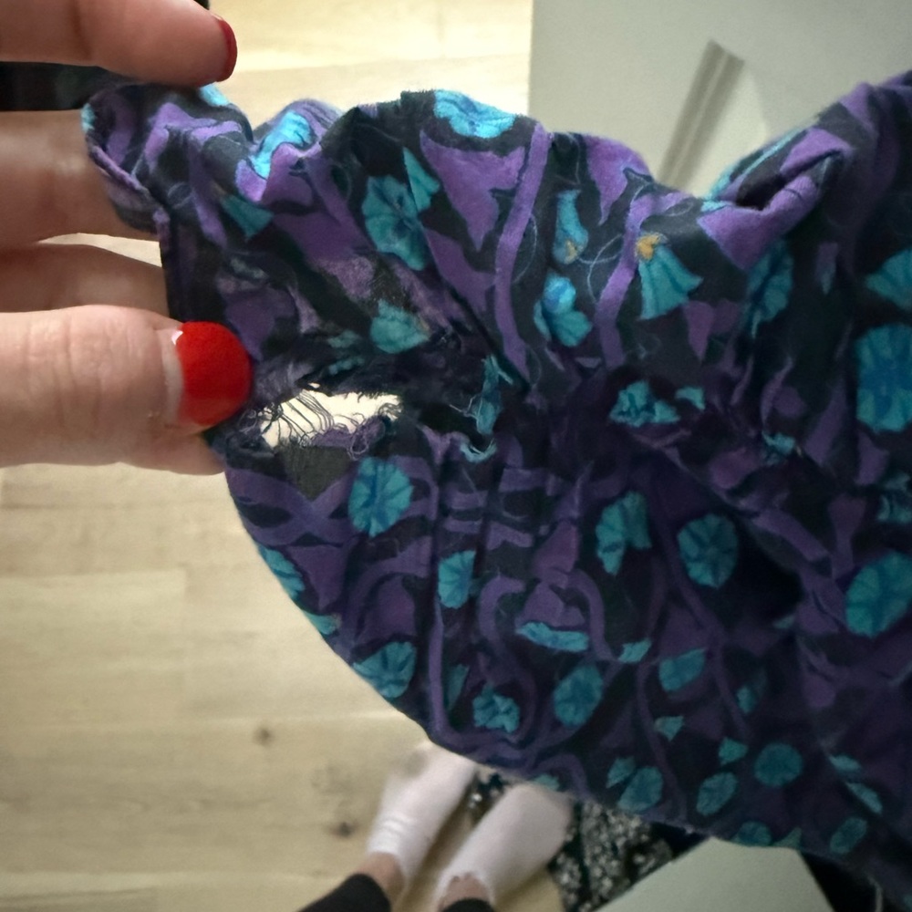 RHODE Purple and Blue Floral Dress - Picture 4 of 4